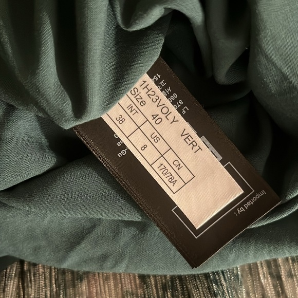 ba&sh Artistic Green and Pink Midi Skirt - Picture 8 of 9